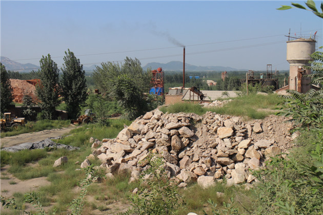 硅線石車(chē)間一角