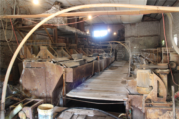 硅線石車(chē)間一角